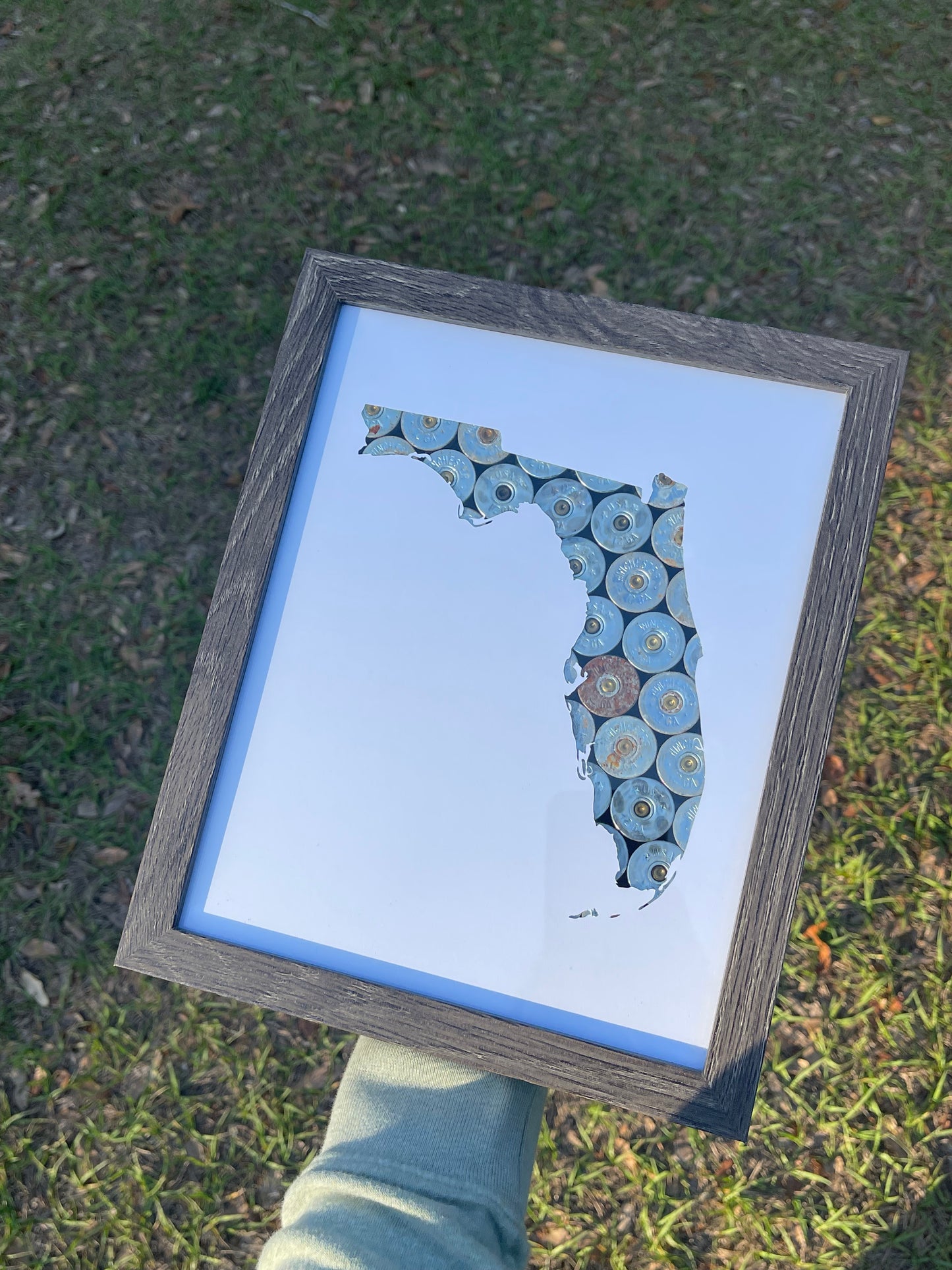 Florida Outline Shotgun Shell Frame