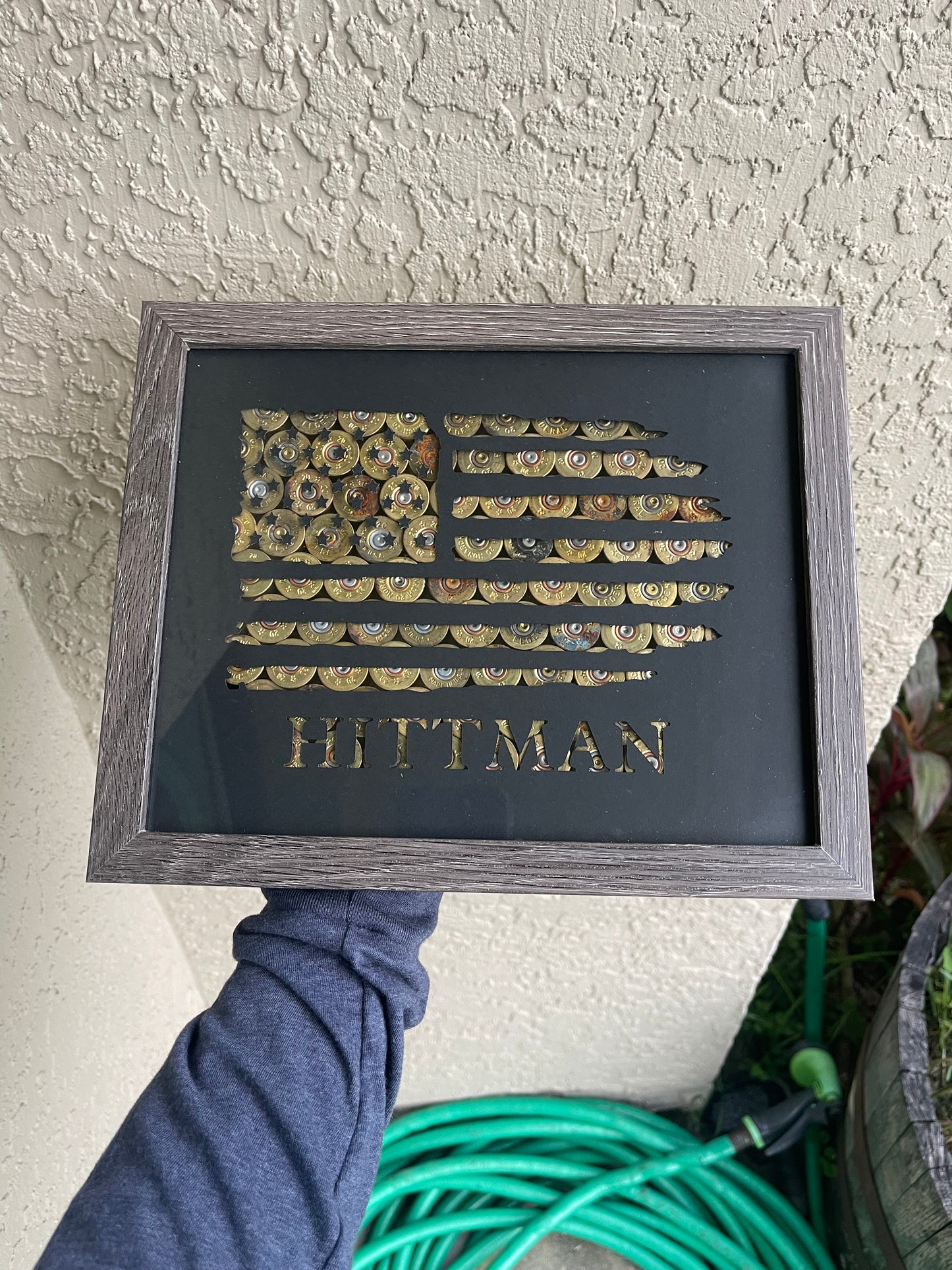 American Flag Shotgun Shell Frame